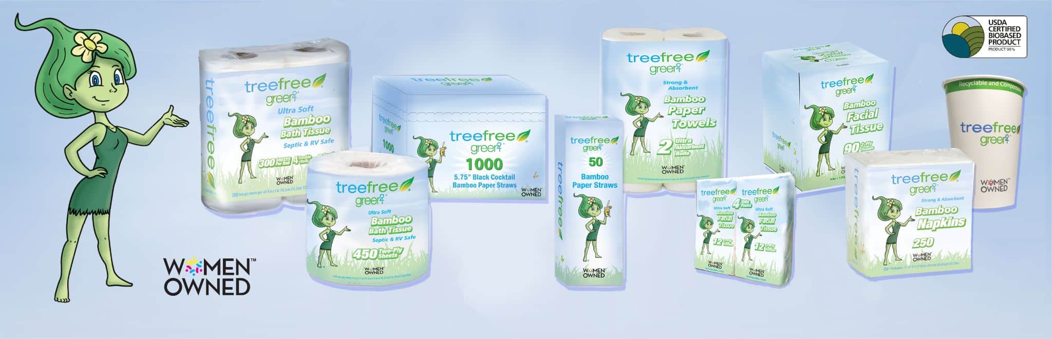 Green2 tree free paper products